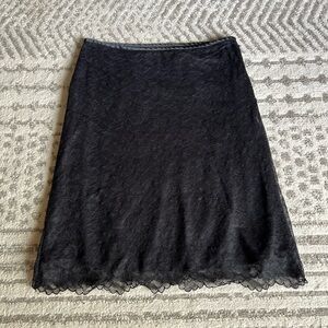 George Black Lacy Skirt- Size 14